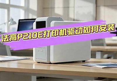 视频讲解：法高 P210E 打印机驱动安装全过程